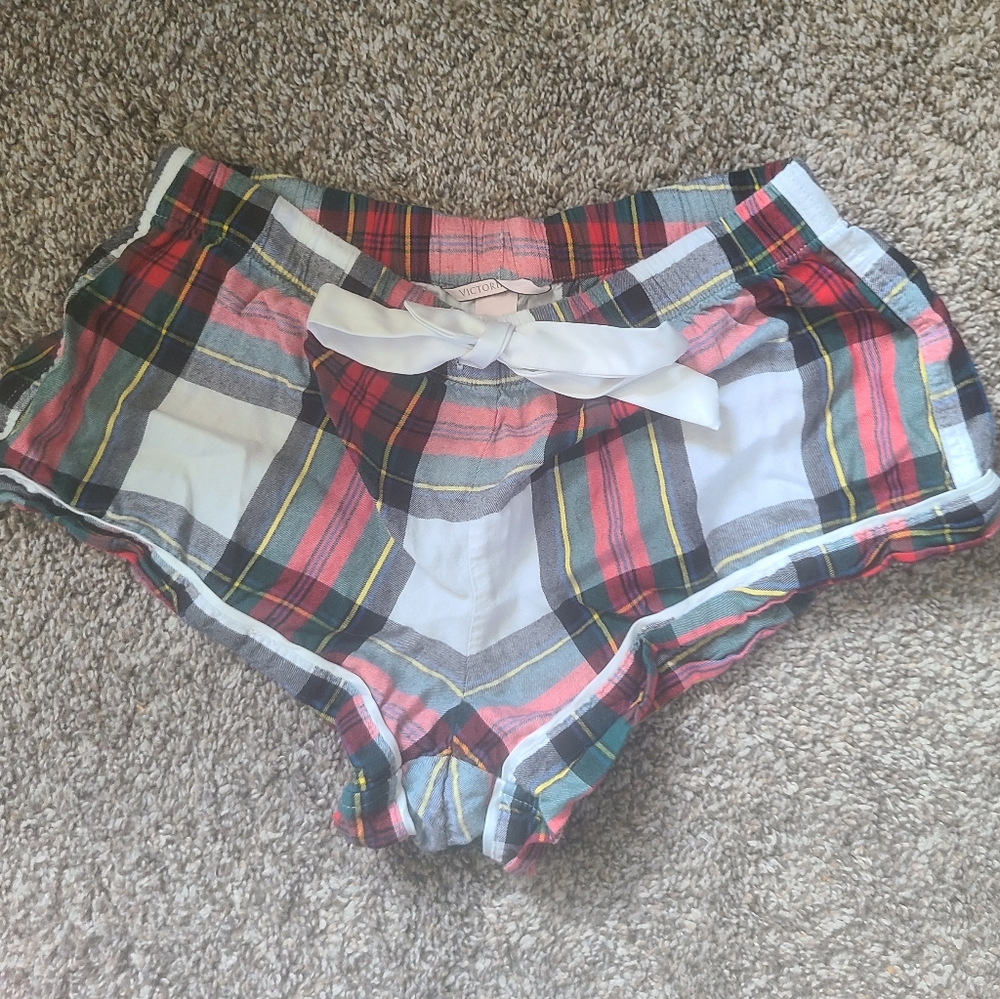 Victorias Secret plaid pajama shorts
